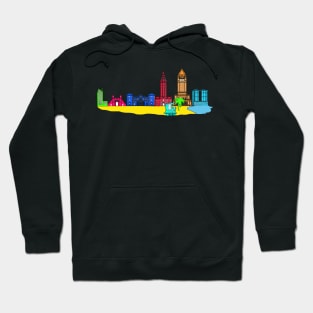 Miami skyline Hoodie